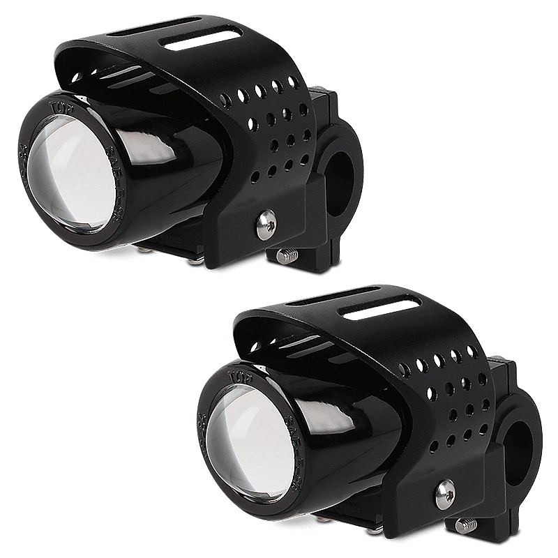 Motorrad Zusatzscheinwerfer ZS2 Kompatibel für Kawasaki Versys 1000 LED E-Zulassung Lumitecs 12V/24V inkl Kabelbaum 
